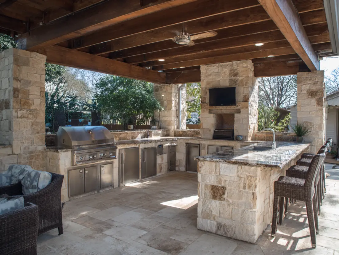 Outdoor Living Space Construction Austin